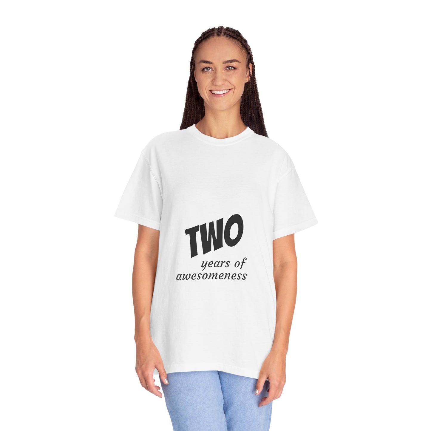 T-Shirt — "Two Years of Awesomeness" Anniversary Tee (Progress Over Perfection)