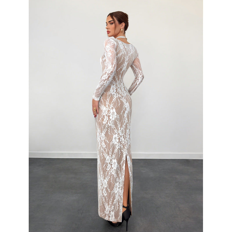 Womens Lace Dress-Dress-Haxberry-Haxberry