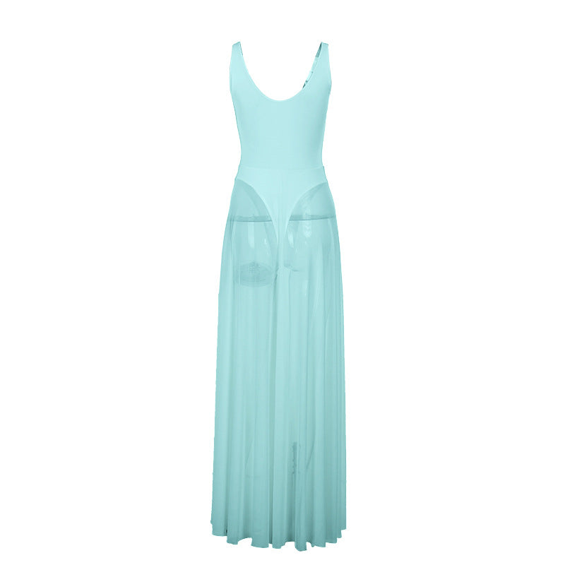 Womens Dress-Drees-Haxberry-Color:Green-Size:XL-Haxberry