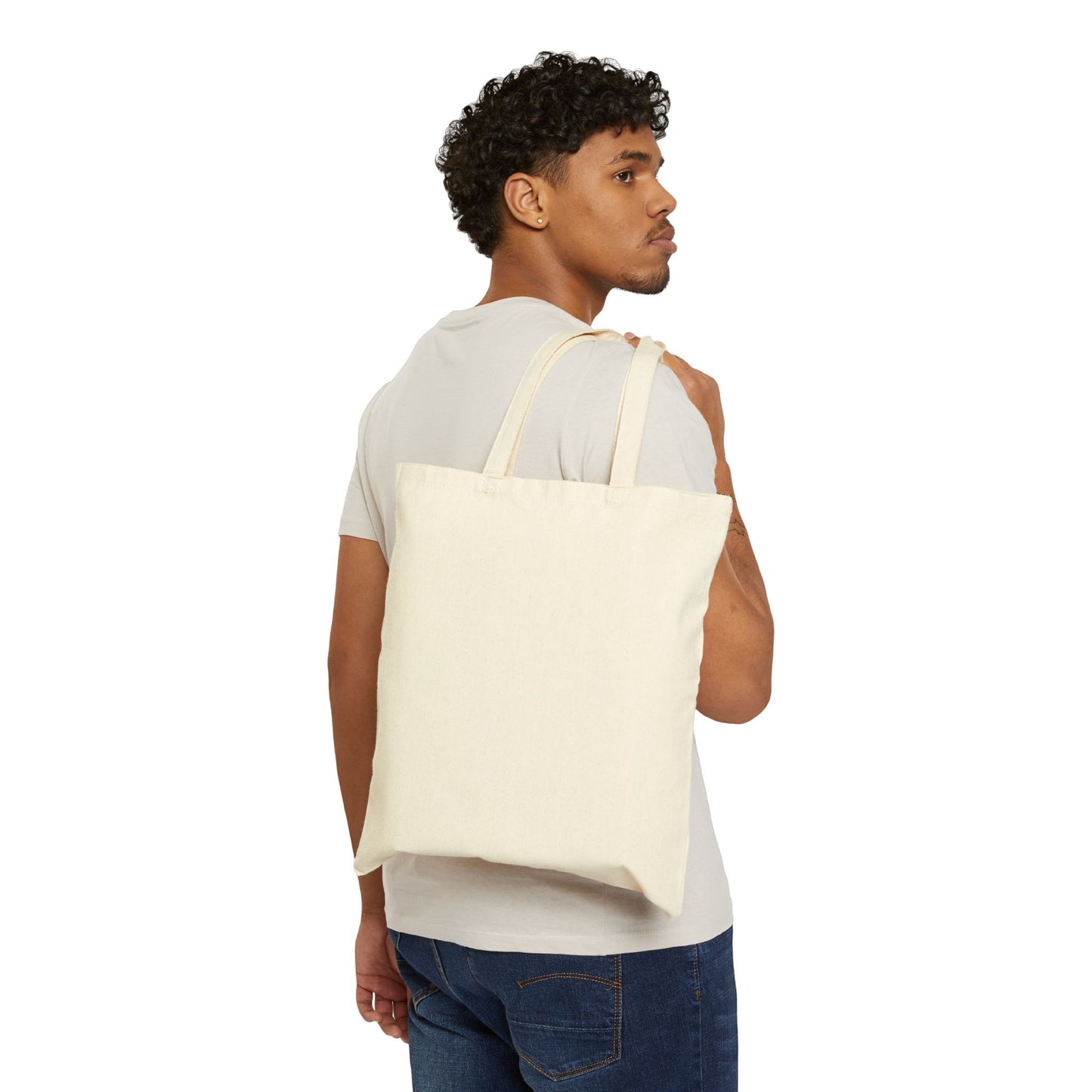 Define Yourself Canvas Tote Bag — Empowerment Graphic Eco-Friendly Shopper-Bags-Haxberry-Printify