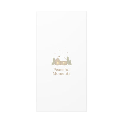 Peaceful Moments Cabin Canvas-Canvas-Haxberry-Printify