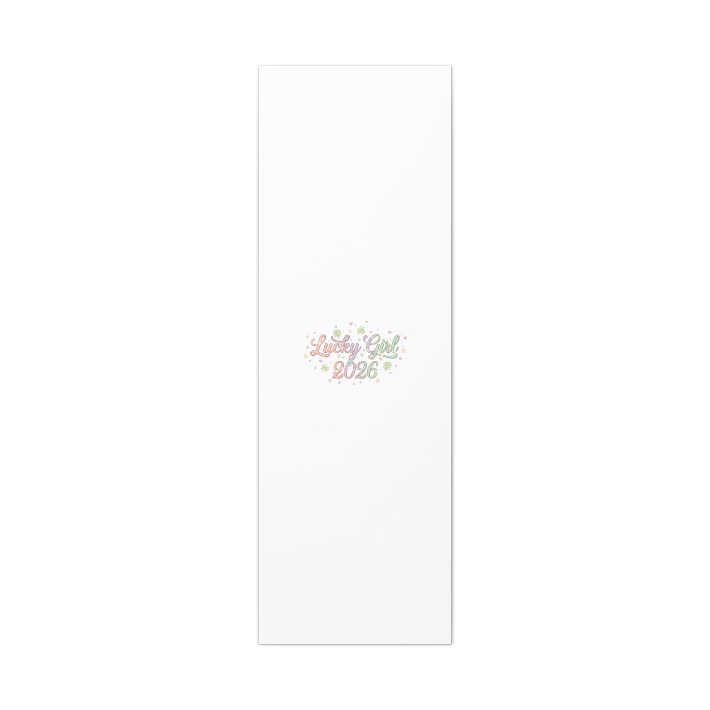 Lucky Girl 2026 Canvas | Manifest Luck, Lucky Charms Wall Art-Canvas-Haxberry-Printify