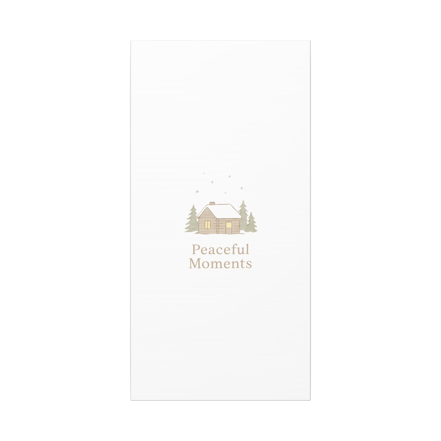 Peaceful Moments Cabin Canvas-Canvas-Haxberry-Printify