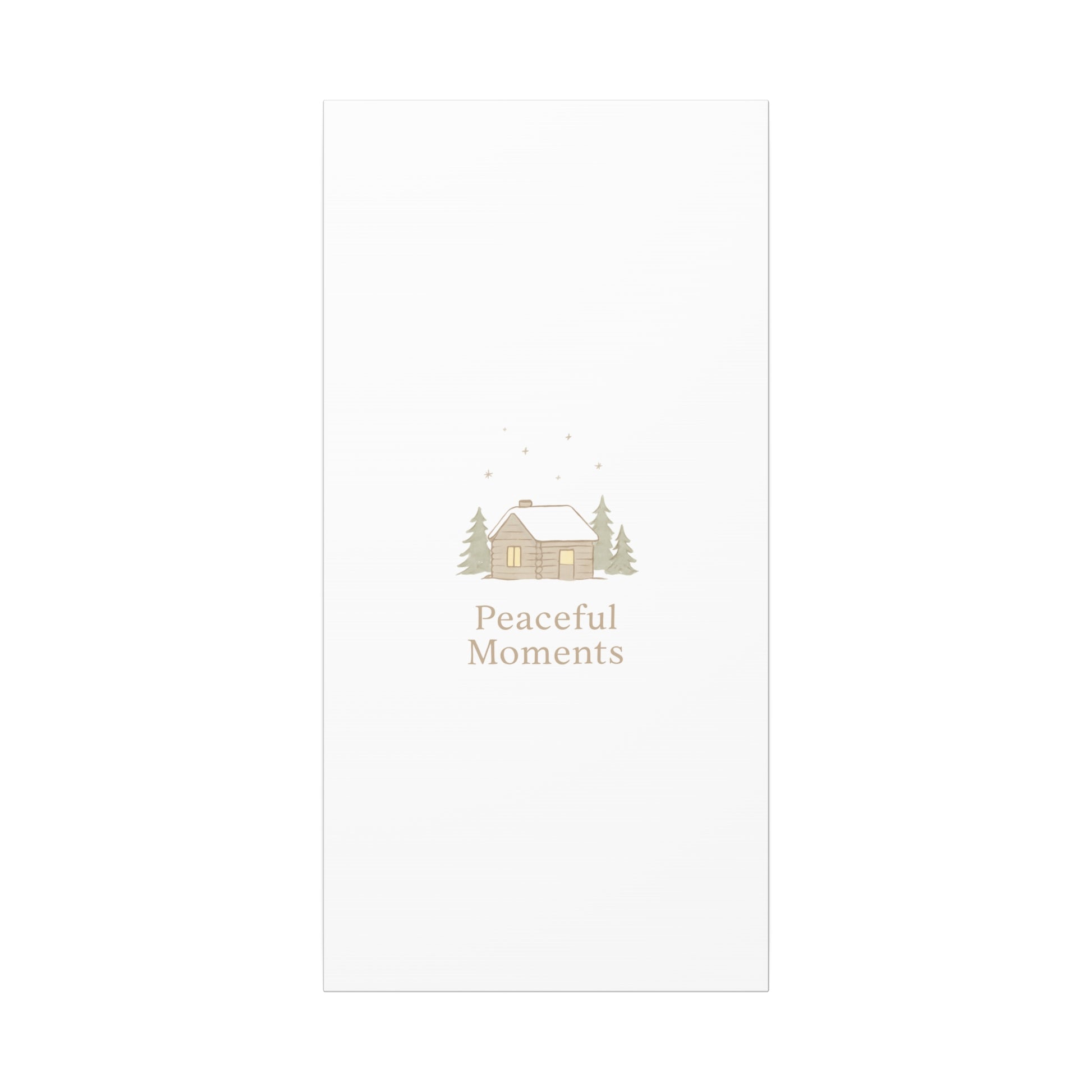 Peaceful Moments Cabin Canvas-Canvas-Haxberry-Printify