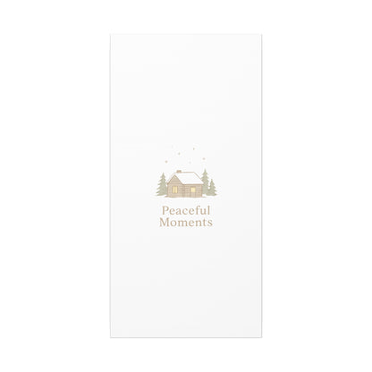 Peaceful Moments Cabin Canvas-Canvas-Haxberry-Printify