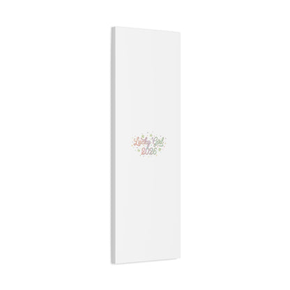 Lucky Girl 2026 Canvas | Manifest Luck, Lucky Charms Wall Art-Canvas-Haxberry-Printify