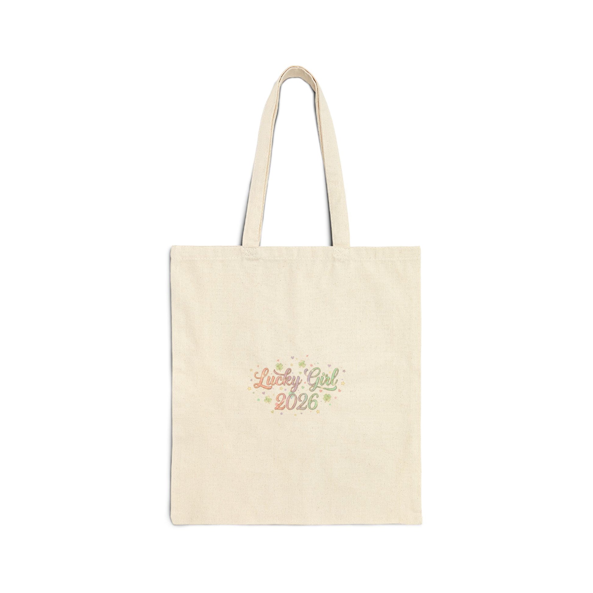 Lucky Girl 2026 Tote | manifest luck, 2026 lucky charms-Bags-Haxberry-Printify