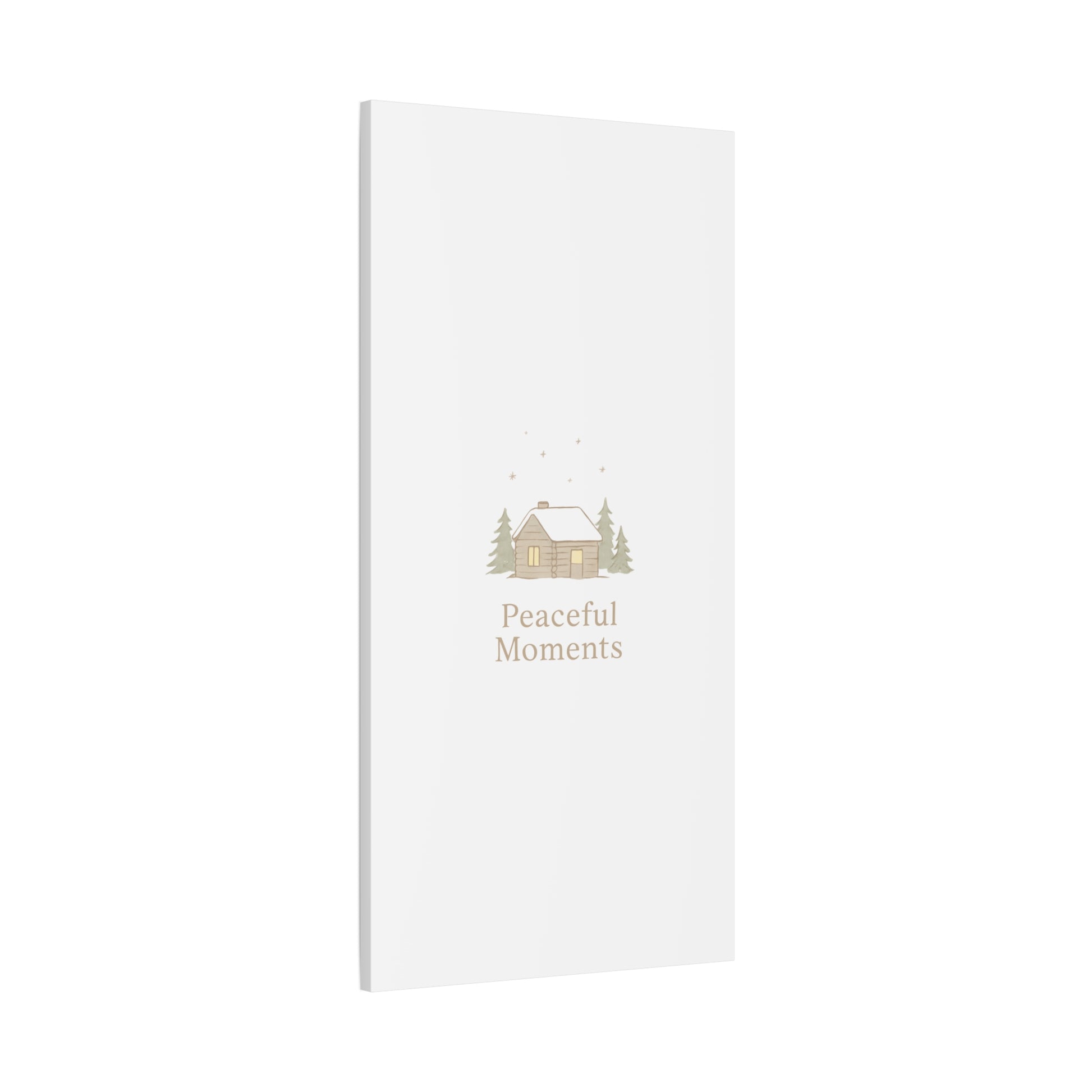 Peaceful Moments Cabin Canvas-Canvas-Haxberry-Printify