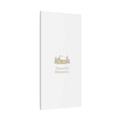 Peaceful Moments Cabin Canvas-Canvas-Haxberry-Printify