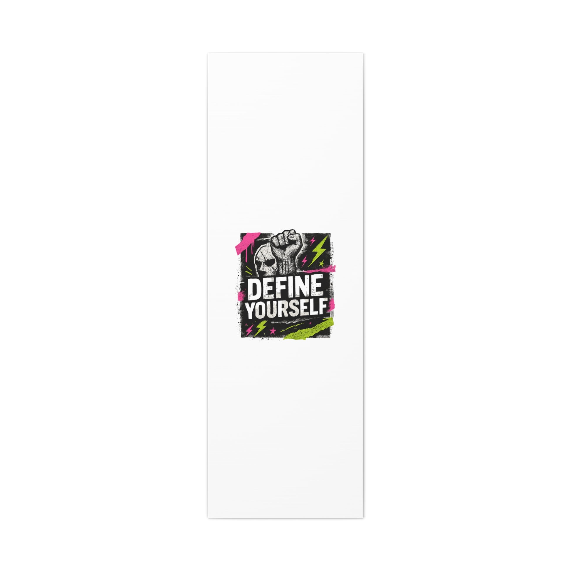 Define Yourself Canvas Wall Art — Bold Motivational Matte Print-Canvas-Haxberry-Printify