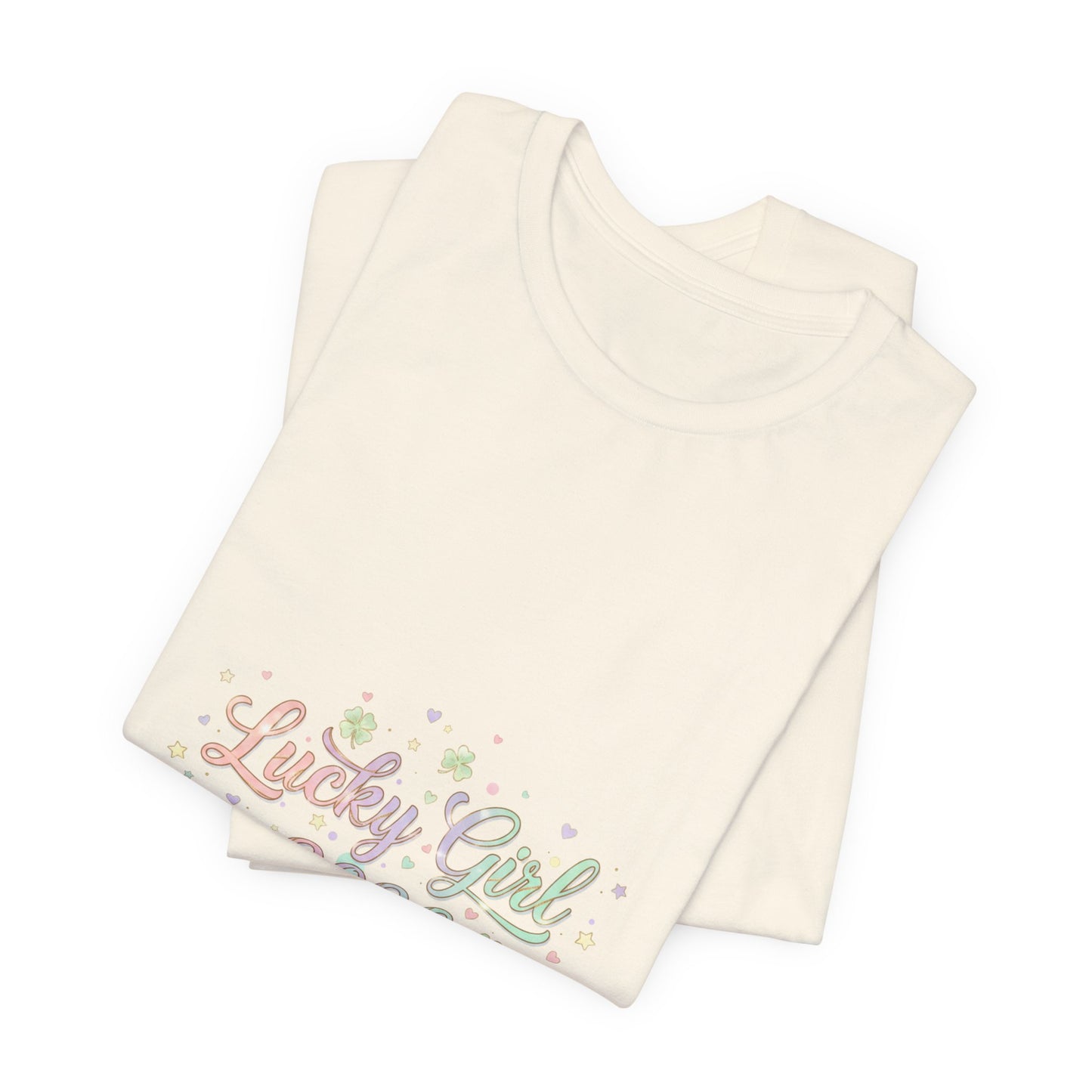 Lucky Girl 2026 T-Shirt | manifest luck, 2026 lucky charms-T-Shirt-Haxberry-Printify