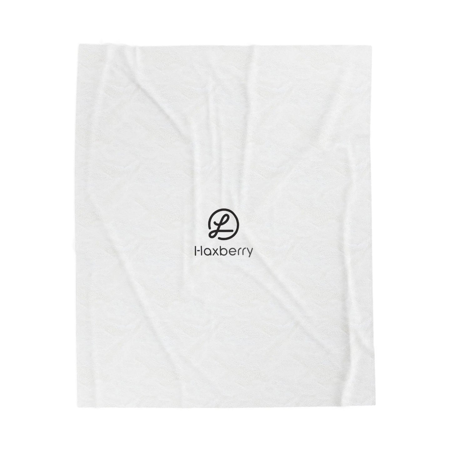 Plush Velveteen Blanket — Ultra-Soft White Cozy Throw-All Over Prints-Haxberry-Printify