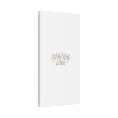 Lucky Girl 2026 Canvas | Manifest Luck, Lucky Charms Wall Art-Canvas-Haxberry-Printify