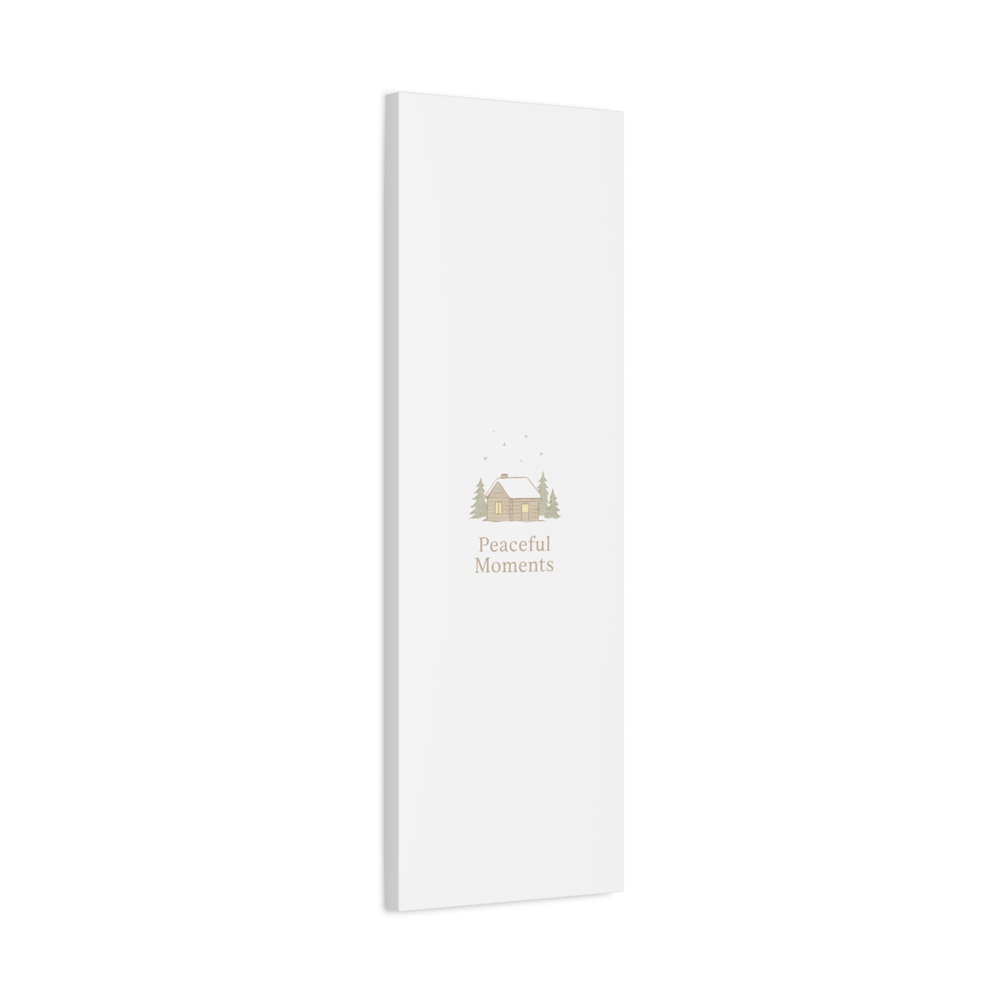 Peaceful Moments Cabin Canvas-Canvas-Haxberry-Printify