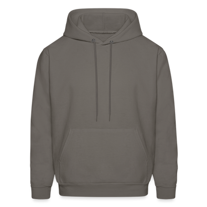 Men's Hoodie-Men's Hoodie | Hanes P170-Haxberry-Color:asphalt gray-Size:5XL-Spreadconnect