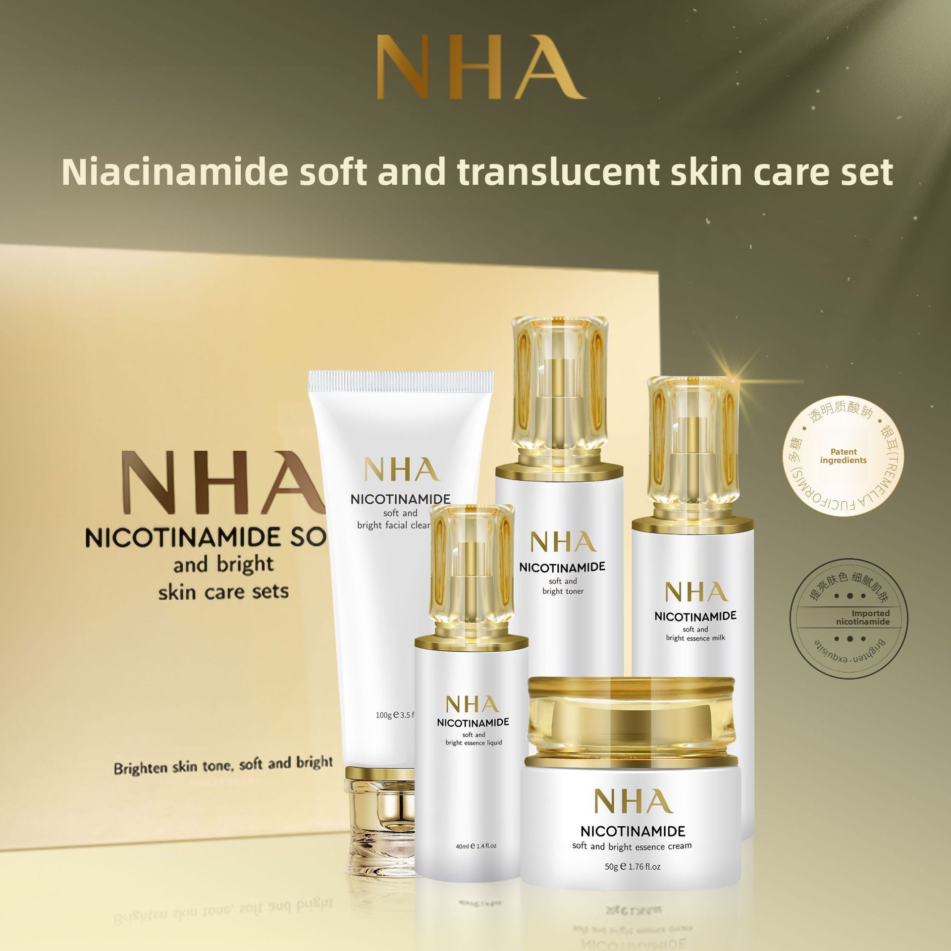 Nicotinamide skin care products for brightening skin tone-Others-Haxberry-Haxberry