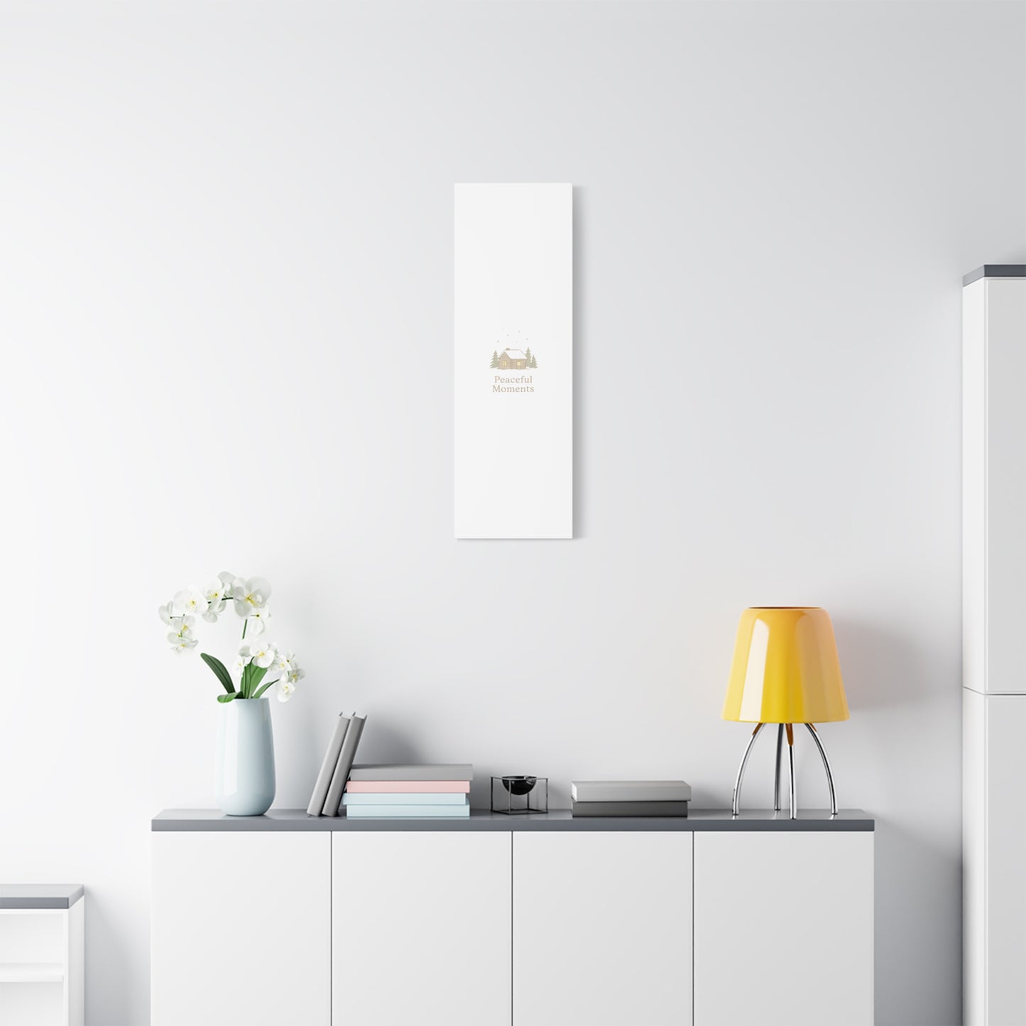 Peaceful Moments Cabin Canvas-Canvas-Haxberry-Printify