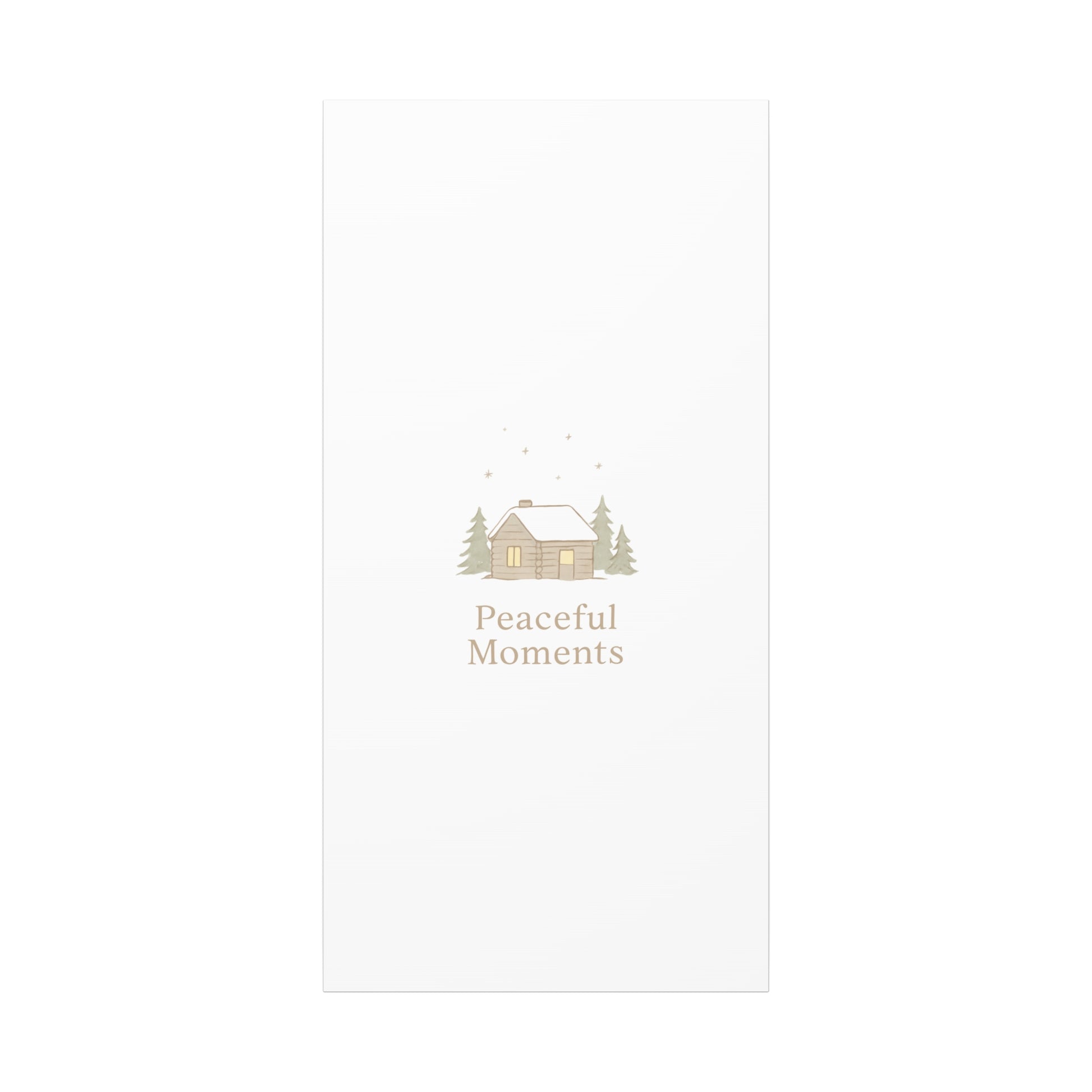 Peaceful Moments Cabin Canvas-Canvas-Haxberry-Printify