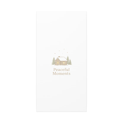 Peaceful Moments Cabin Canvas-Canvas-Haxberry-Printify