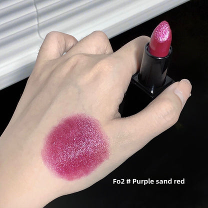 Fine glitter lipstick and eye shadow in one product