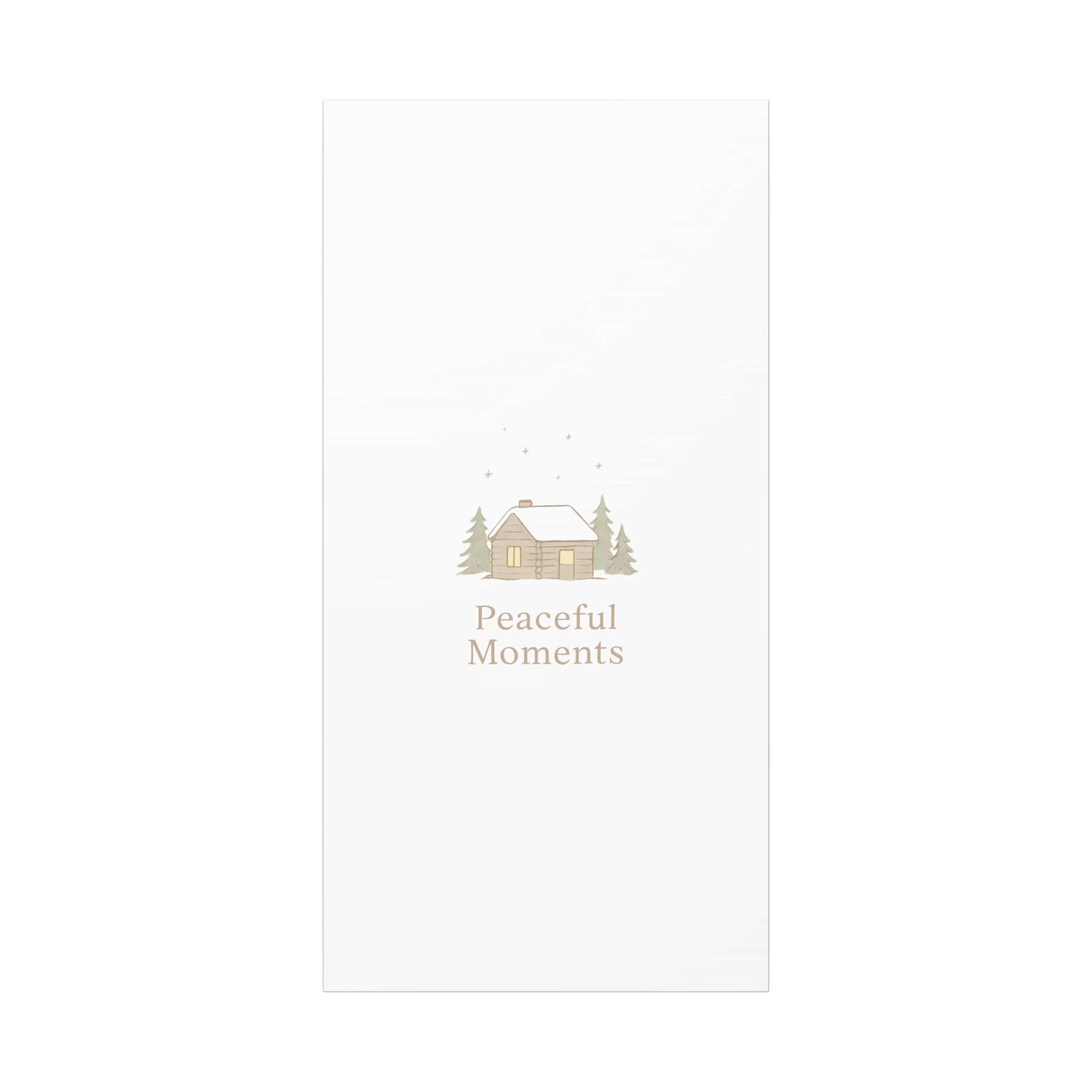 Peaceful Moments Cabin Canvas-Canvas-Haxberry-Printify