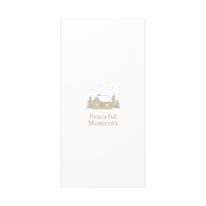 Peaceful Moments Cabin Canvas-Canvas-Haxberry-Printify