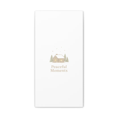 Peaceful Moments Cabin Canvas-Canvas-Haxberry-Printify