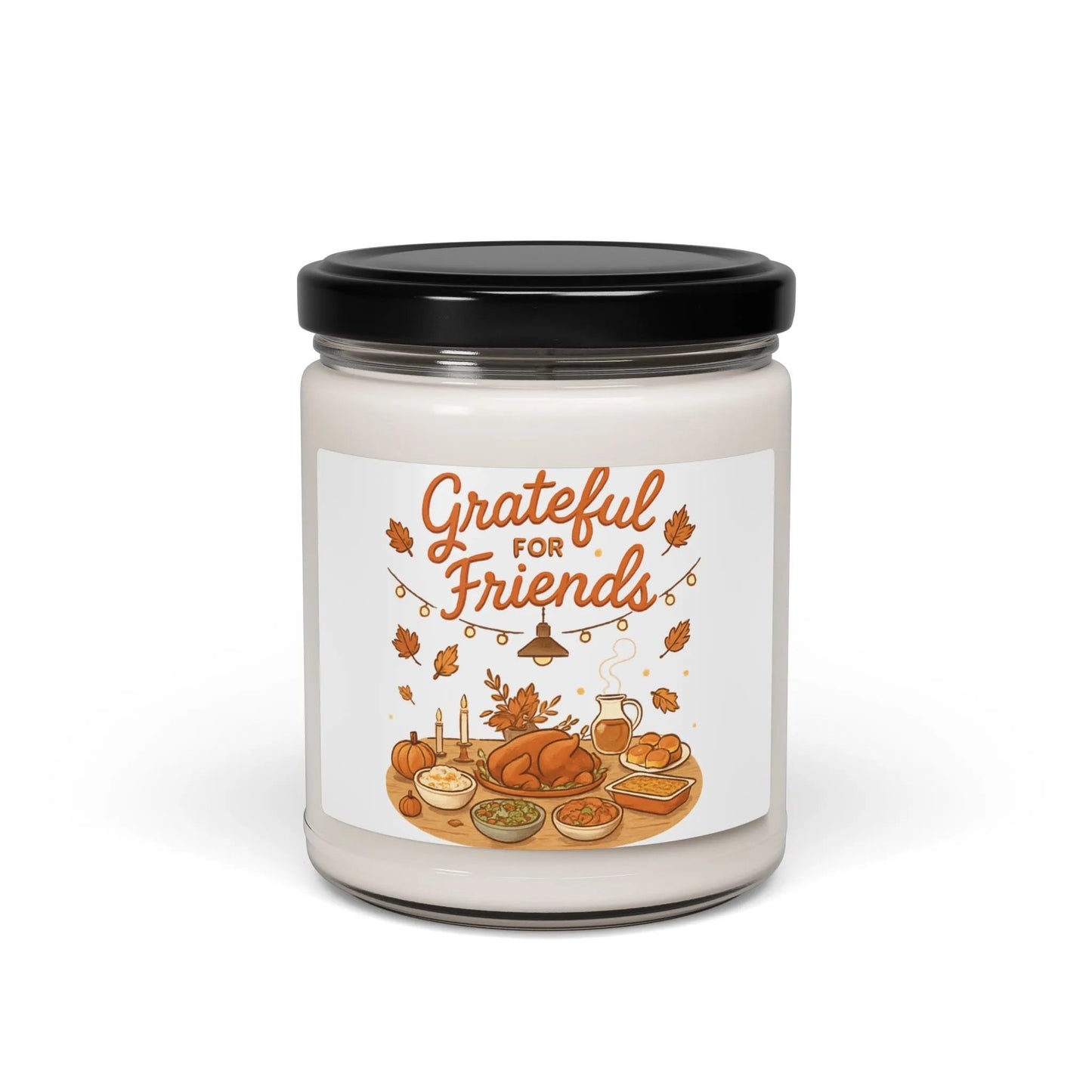 Scented Soy Candle, 9oz-Home Decor-Haxberry-Scent:Clean Cotton-Size:9oz-Printify