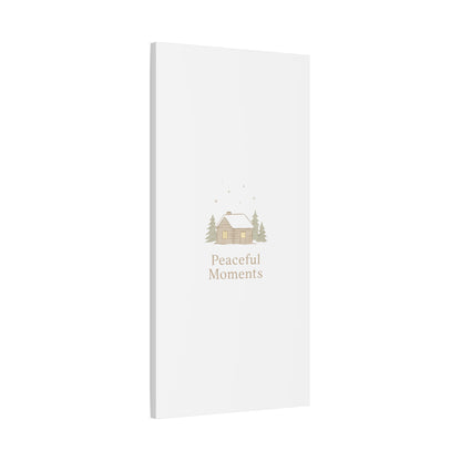 Peaceful Moments Cabin Canvas-Canvas-Haxberry-Printify