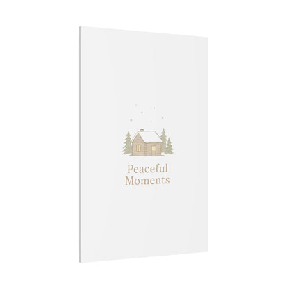 Peaceful Moments Cabin Canvas-Canvas-Haxberry-Printify