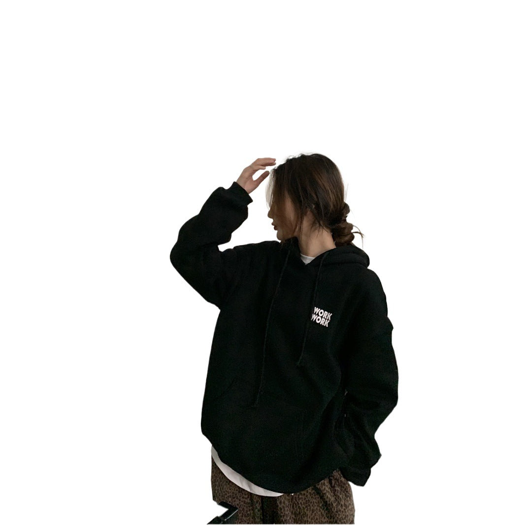 Womens Hooded Sweatshirt-Drees-Haxberry-Haxberry