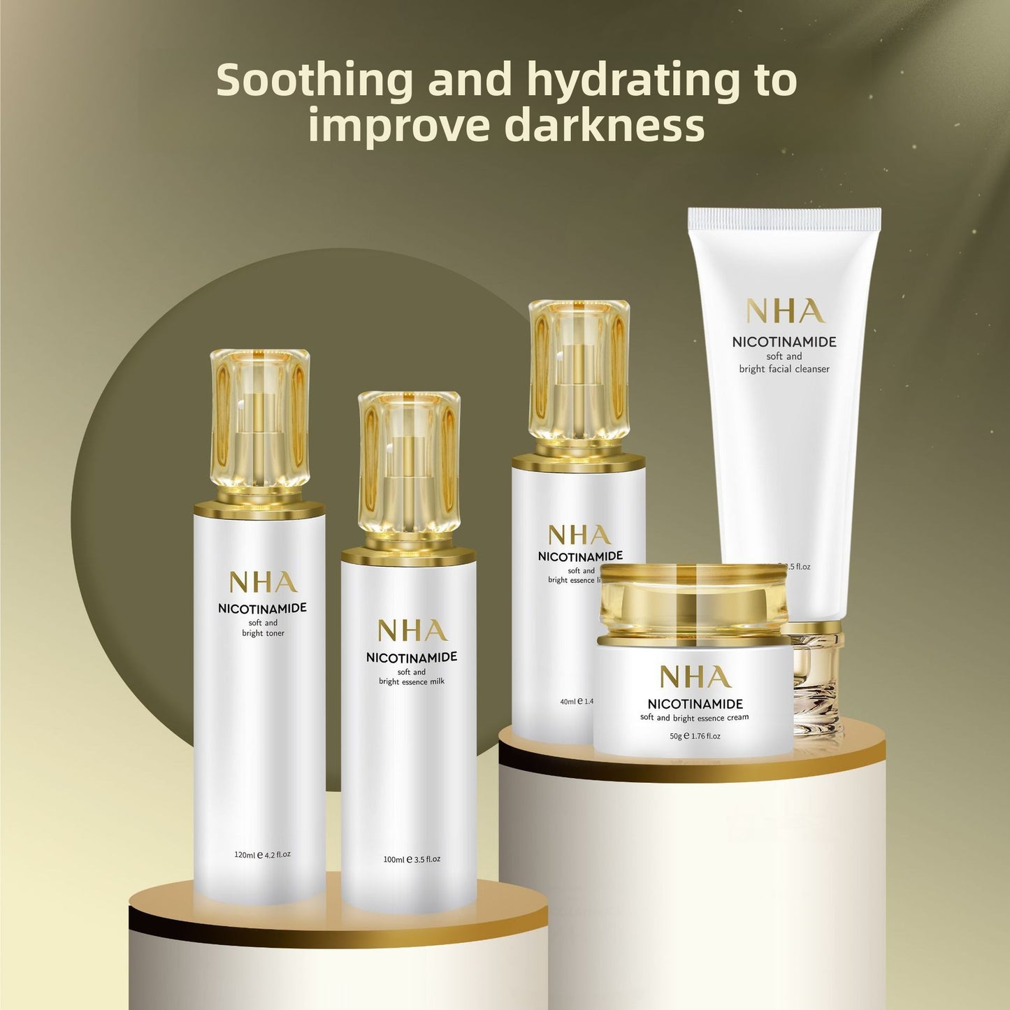 Nicotinamide skin care products for brightening skin tone-Others-Haxberry-Haxberry