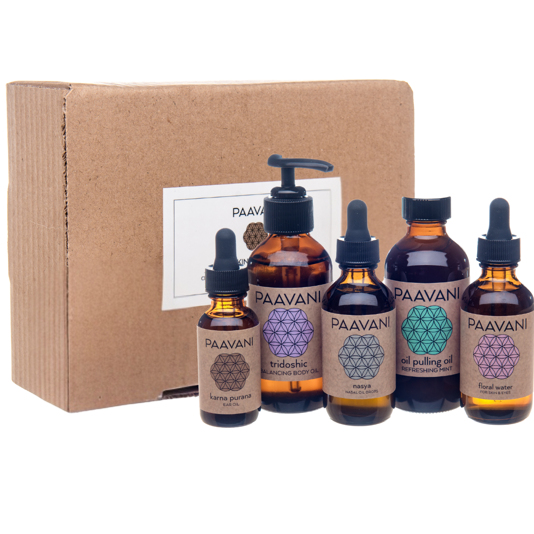 Dinacharya Ritual Kit | Ayurvedic Daily Self-Care for Balance & Vitality-variable-Haxberry-Paavani Ayurveda Skincare and Wellness