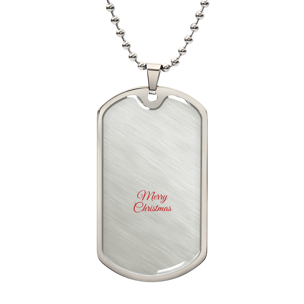 Luxury Graphic Dog Tag Necklace