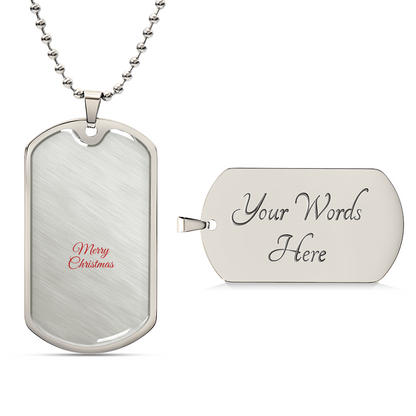 Luxury Graphic Dog Tag Necklace