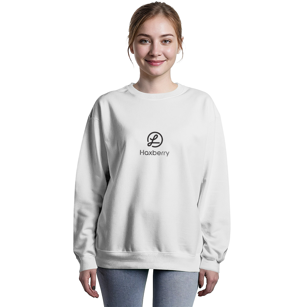 Premium Bella + Canvas 3945 Unisex Crewneck Sweatshirt-Jewelry-Haxberry-Title:White-Sizes ( No XS):S-ShineOn Fulfillment