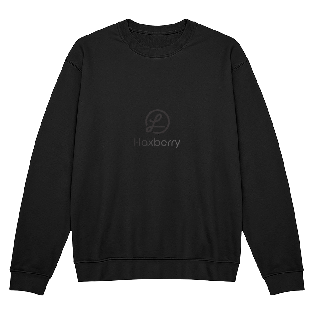 Premium Bella + Canvas 3945 Unisex Crewneck Sweatshirt-Jewelry-Haxberry-Title:Black-Sizes ( No XS):L-ShineOn Fulfillment