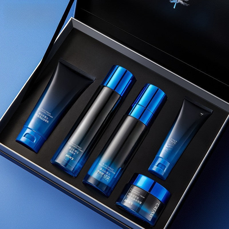 Men's skin care products-Men's T-Shirt | GILDAN 5000-Haxberry-Product specifications:Black Spruce Oil Control 5pcs-Haxberry