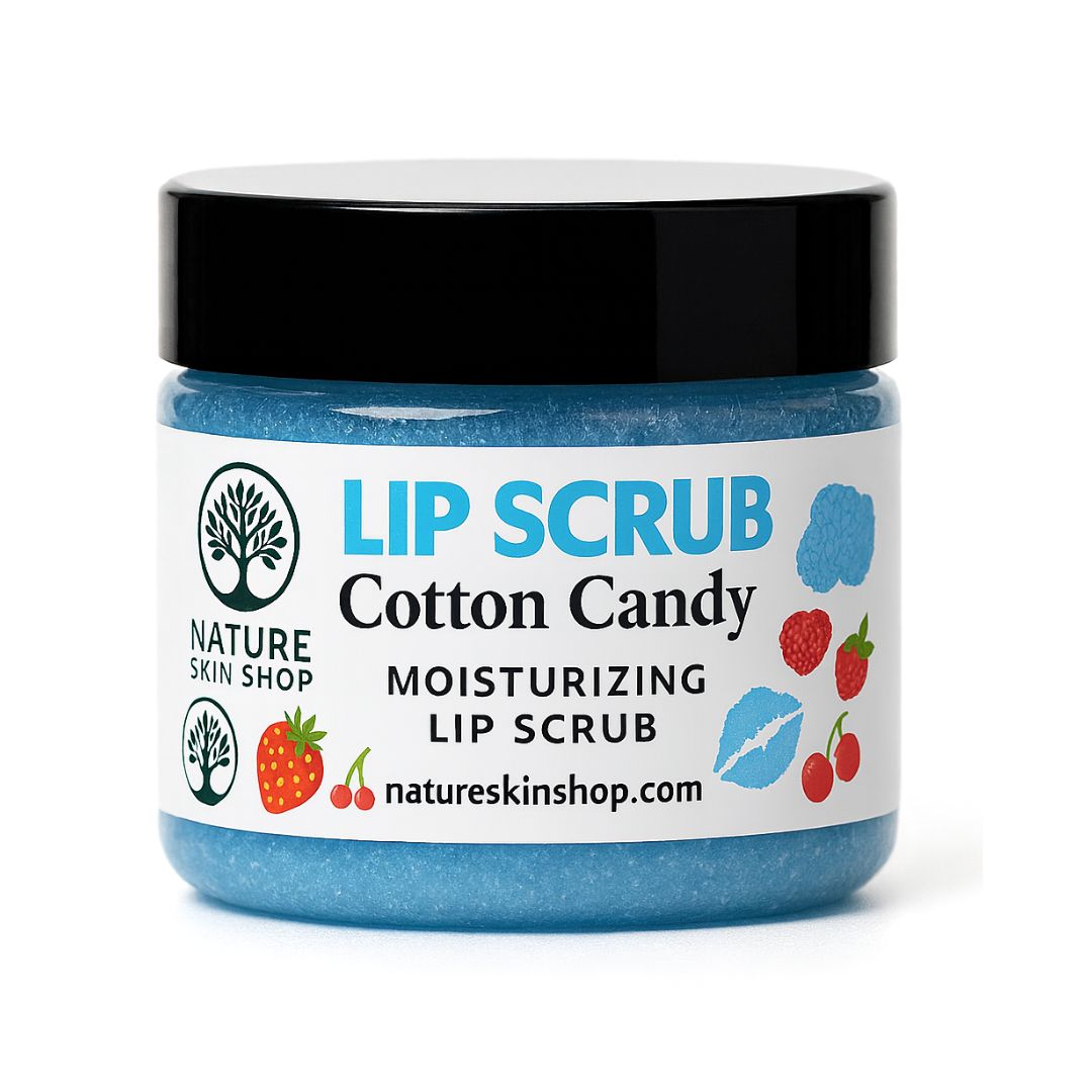 Cotton Candy Moisturizing Sugar Lip Scrub-2792-Haxberry-Nature Skin Shop