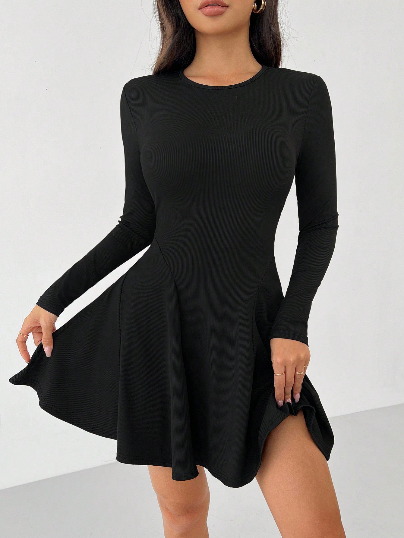 Dress-Drees-Haxberry-Color:Black-Size:XL-Haxberry