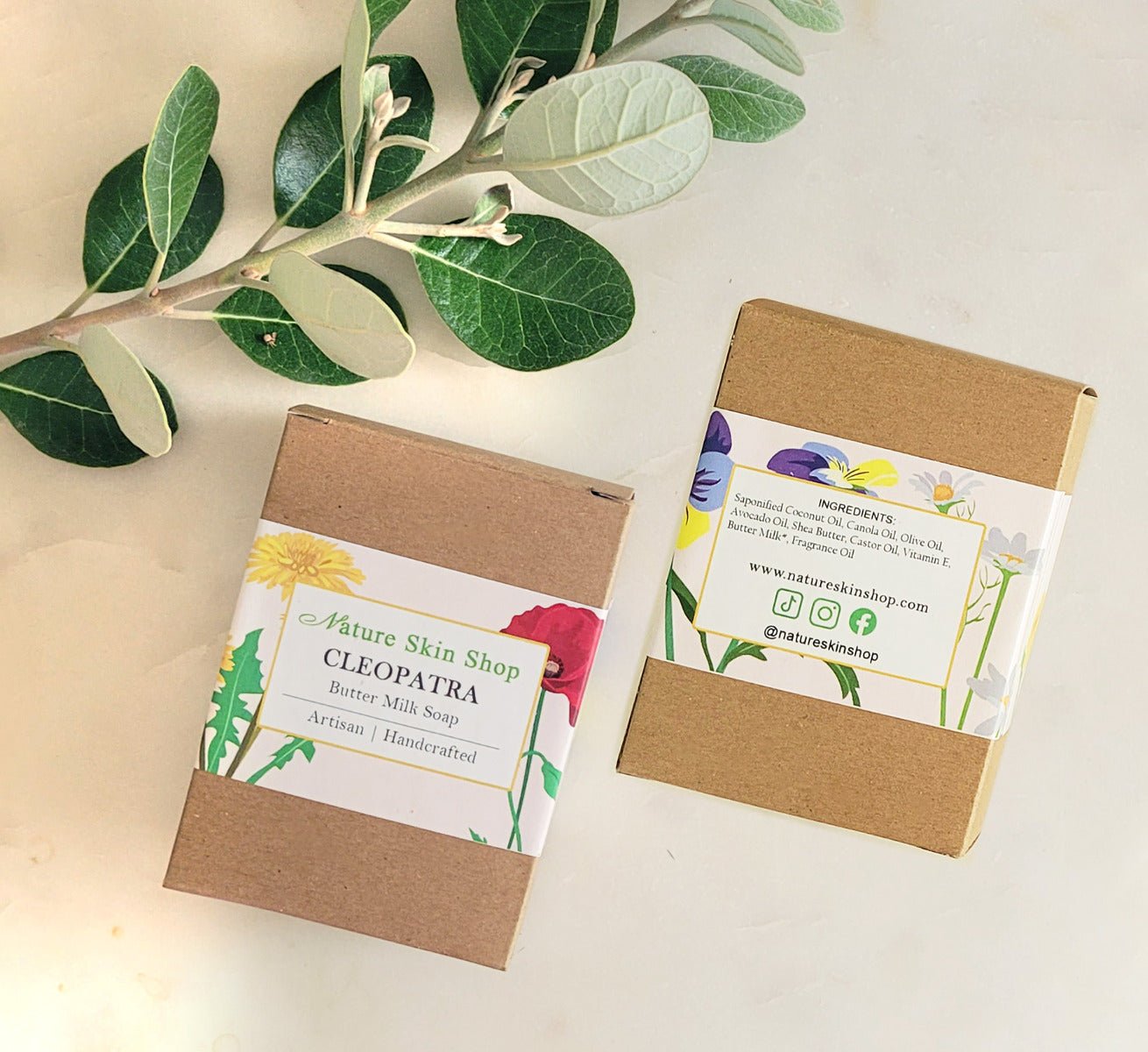 Cleopatra Butter Milk Soap, Cold Process-2792-Haxberry-Nature Skin Shop