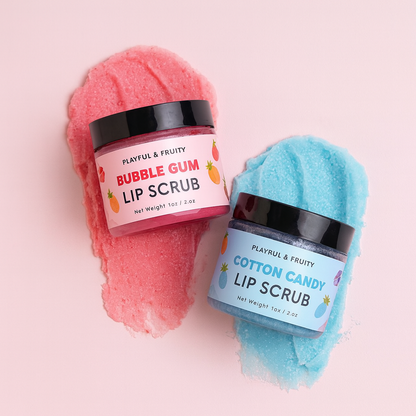 Cotton Candy Moisturizing Sugar Lip Scrub-2792-Haxberry-Nature Skin Shop