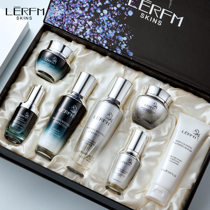 Men's skin care products-Men's T-Shirt | GILDAN 5000-Haxberry-Product specifications:Orchid Skin Care 7pcs-Haxberry