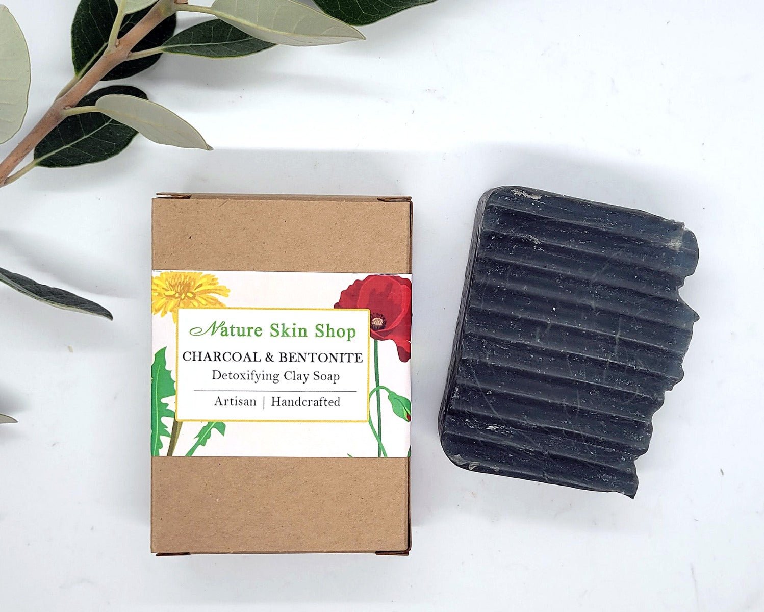 Detoxifying Activated Charcoal and Bentonite Clay Soap, ( For Oily And Acne Skin)-2792-Haxberry-Nature Skin Shop