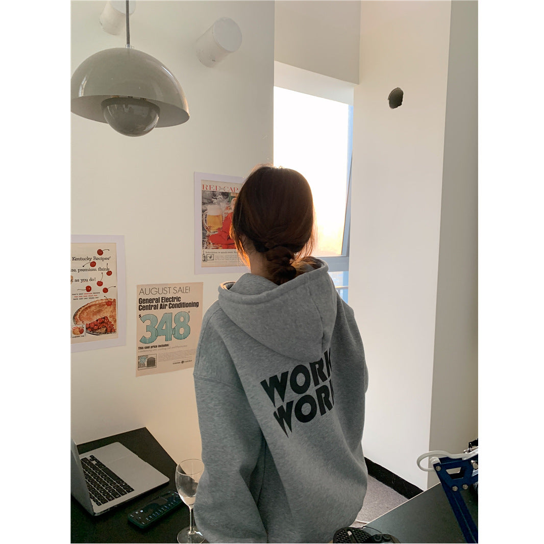 Womens Hooded Sweatshirt-Drees-Haxberry-Haxberry