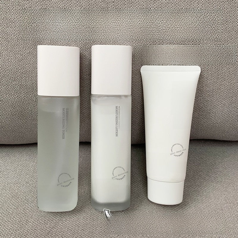 Camellia Yeast Skincare Set (Toner, Emulsion, Cream, Cleanser)-Others-Haxberry-Product specifications:Toner Lotion Cleanser Set-Haxberry