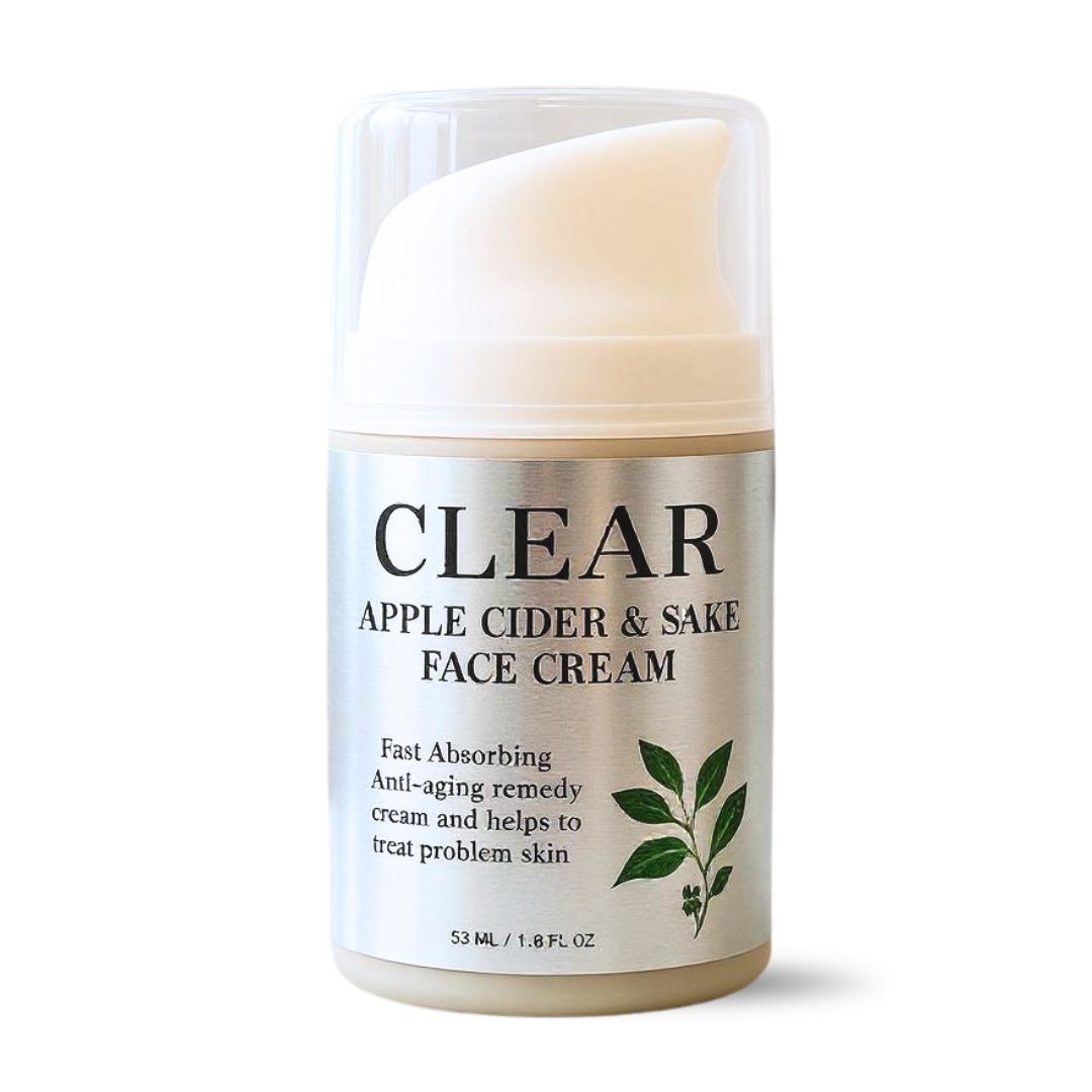Clear Skin Apple Cider & Sake Cream-2792-Haxberry-Nature Skin Shop